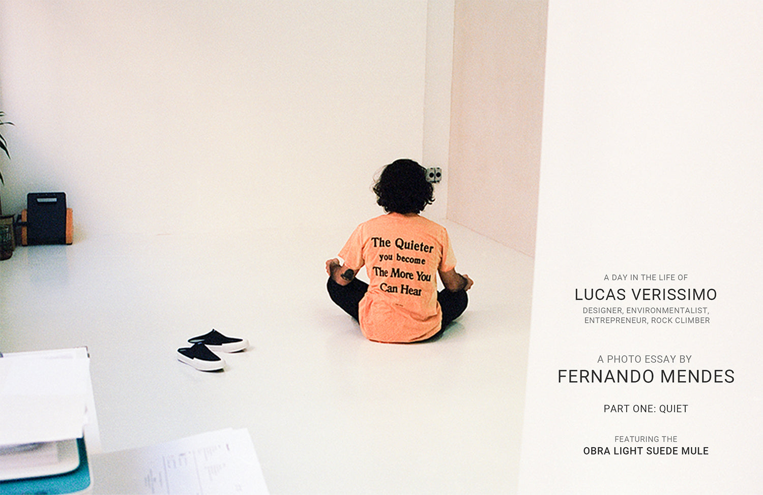 Lucas Verissimo by Fernando Mendes for OBRA